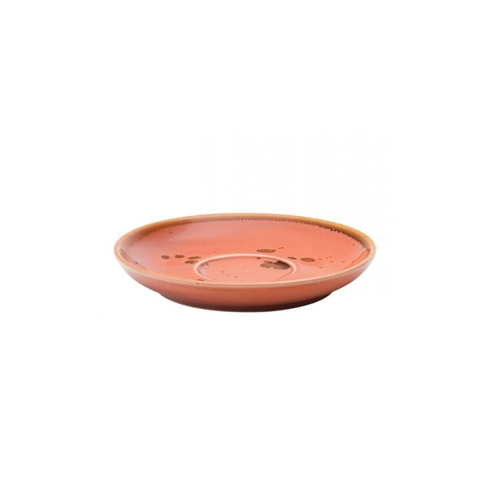 CT2053.jpg *DISCONTINUED - UTOPIA - EARTH CINNAMON SAUCER 16 CM - Image 1