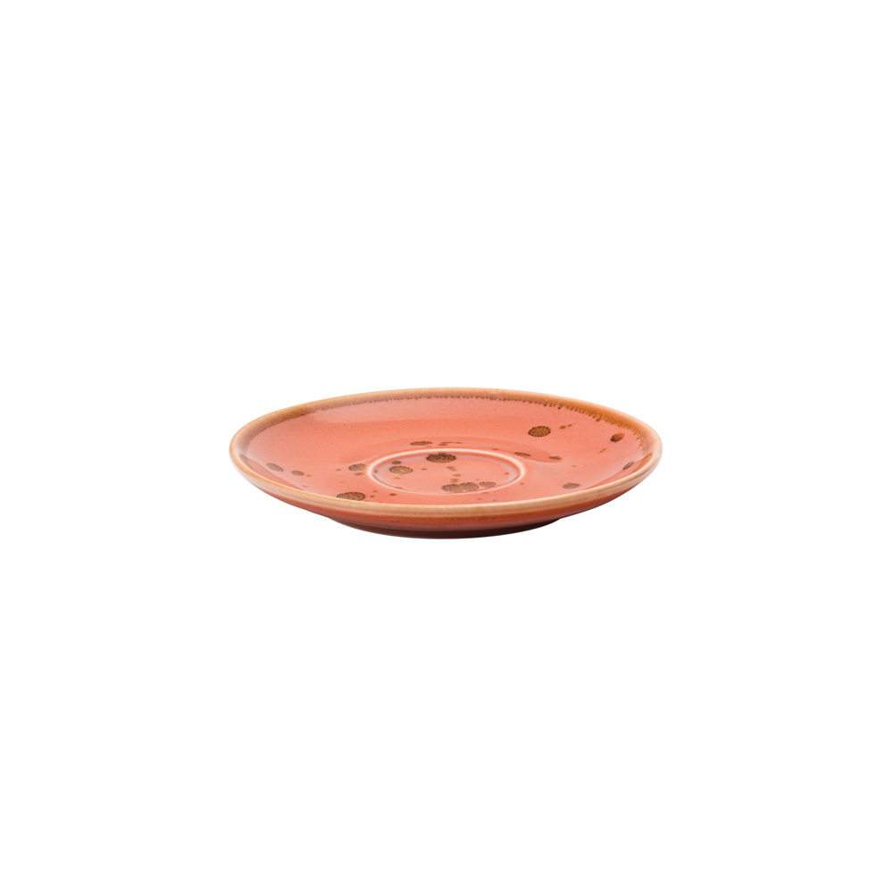 CT2055.jpg *DISCONTINUED - UTOPIA - EARTH CINNAMON SAUCER 14 CM - Image 1