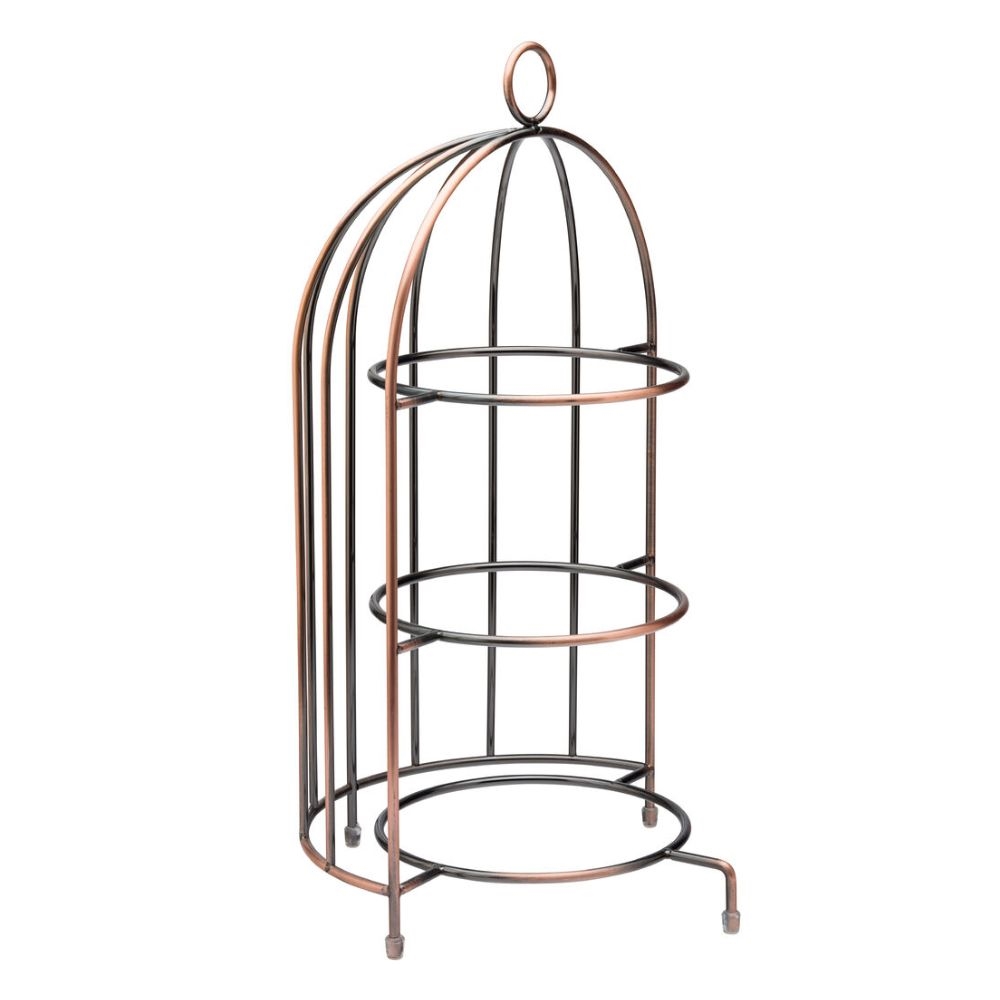CT7018.jpg UTOPIA - BIRDCAGE PLATE STAND 25 x 47 CM - Image 1