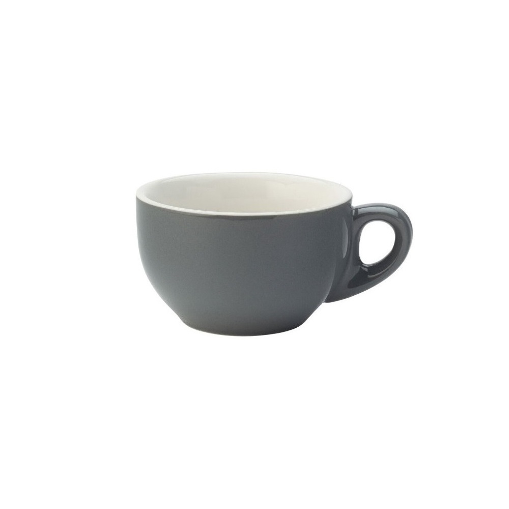 CT8087.jpg UTOPIA - BARISTA GREY LATTE CUP 28 CL - Image 1