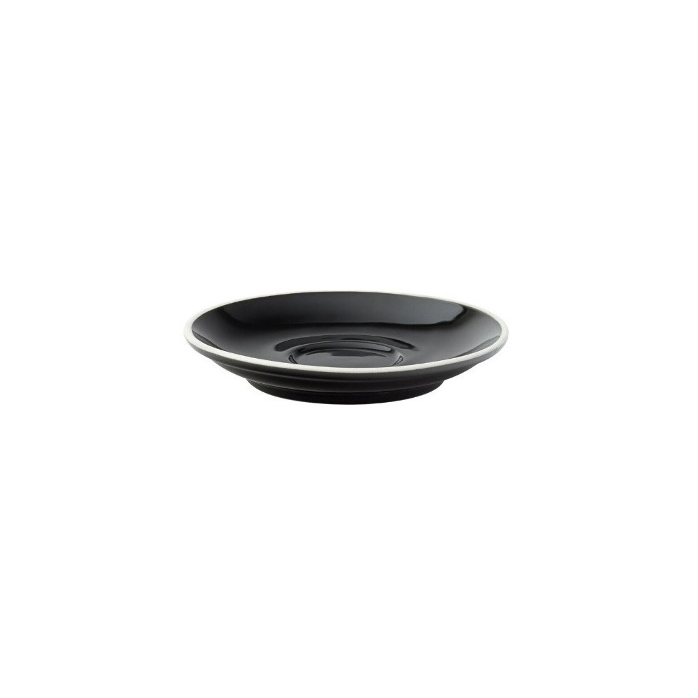 CT8115.jpg UTOPIA - BARISTA BLACK ESPRESSO SAUCER 11.5 CM - Image 1