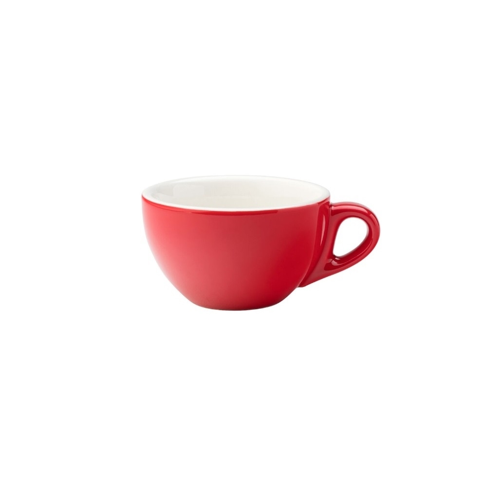 CT8137.jpg UTOPIA - BARISTA RED CAPPUCCINO CUP 20 CL - Image 1