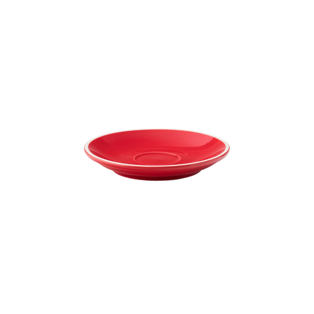 CT8141.jpg UTOPIA - BARISTA RED ESPRESSO SAUCER 11.5 CM - Image 1