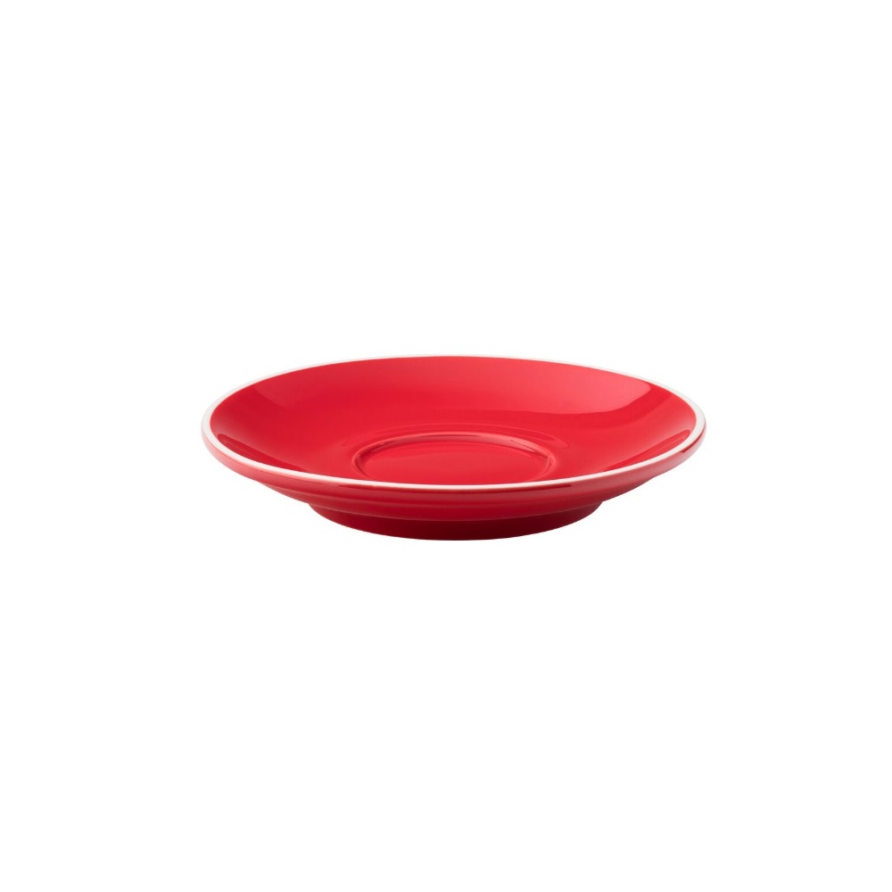CT8143.jpg UTOPIA - BARISTA RED SAUCER 15 CM - Image 1