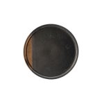 *DISCONTINUED - UTOPIA - HEDONISM BLACK/GOLD PLATE 20 CM
