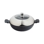 TC - DIE-CAST ROUND CASSEROLE 25.5 CM WITH LID
