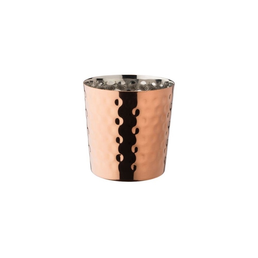 F17017.jpg UTOPIA - COPPER HAMMERED CUP 9 CM / 39.5 CL - Image 1