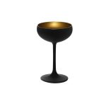 STOLZLE - MARTINI COUPE GLASS BLACK/GOLD 230 ML