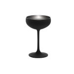 STOLZLE - MARTINI COUPE GLASS BLACK/SILVER 230 ML