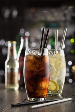 UTOPIA - BLACK PAPER STRAWS 20 CM / BOX OF 250 - Image 2