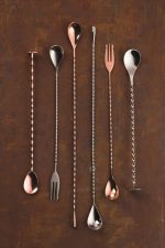 UTOPIA - COPPER COCKTAIL SPOON 27 CM - Image 2