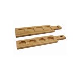 TC - WOOD PADDLE BAMBOO HOLDS 4 UP TO 5.7 CM DIAM.