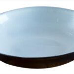 *DISCONTINUED - SOUL STUDIO - MONOCHROME WH/BL SOUP PLATE 22 CM / 800 ML