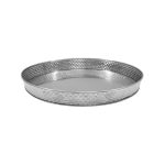 TC - BRICKHOUSE COLLECTION ST/ST ROUND PLATTER 27.5 x 4 CM