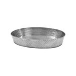 TC - BRICKHOUSE COLLECTION ST/ST OVAL TRAY 31 x 22 x 6 CM