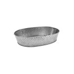 TC - BRICKHOUSE COLLECTION ST/ST OVAL PLATTER 21 x 15 x 6 CM