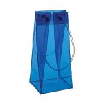 *DISCONTINUED - UTOPIA - WINE/CHAMPAGNE BAG BLUE 25.5 CM