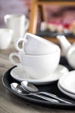 UTOPIA - BLACK NON-SLIP TRAY ROUND 28 CM - Image 2