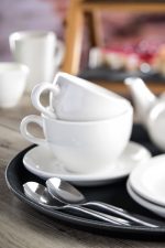 UTOPIA - BLACK NON-SLIP TRAY OVAL 68.5 x 56.5 CM - Image 2