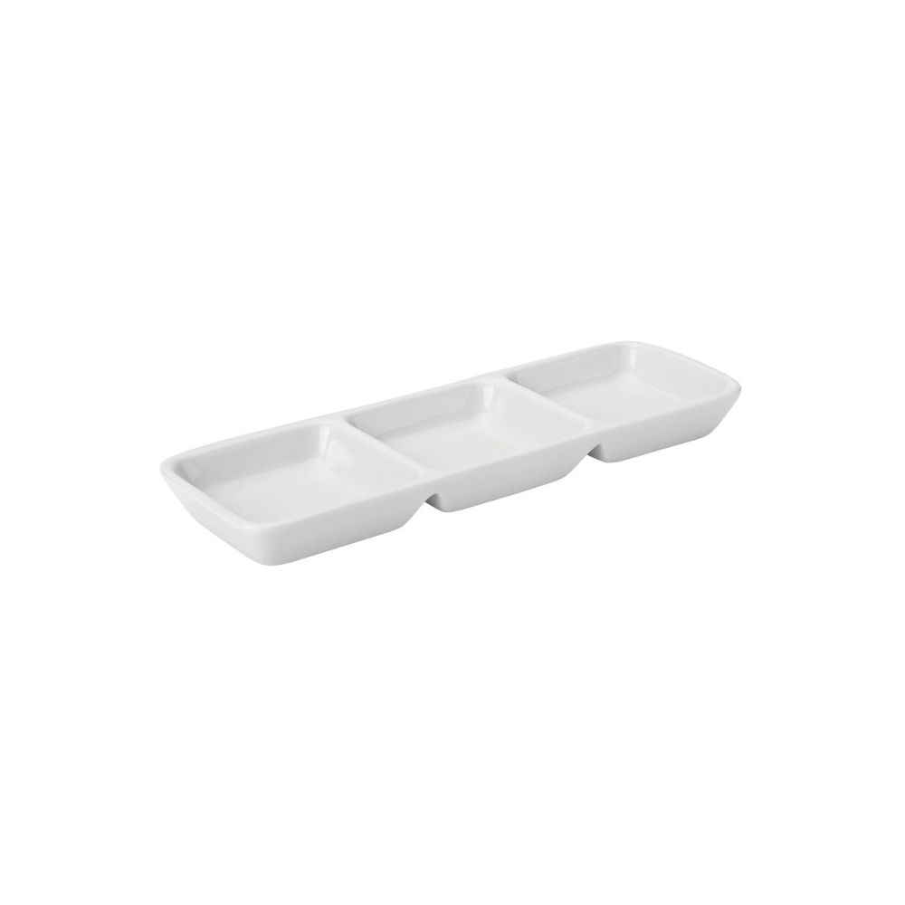 K358120.jpg UTOPIA - TITAN TRIPLE DIVIDED DISH 20 x 6.5 CM / 12 CL - Image 1