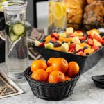 TC - HANDWOVEN RIDAL ROUND BASKET BLACK 20.9 x 8.2 CM - Image 4