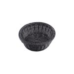 TC - HANDWOVEN RIDAL ROUND BASKET BLACK 20.9 x 8.2 CM - Image 6