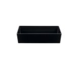 TC - MELAMINE STRAIGHT SIDED BOWL 30.5 x 15 x 7.5 CM BLACK