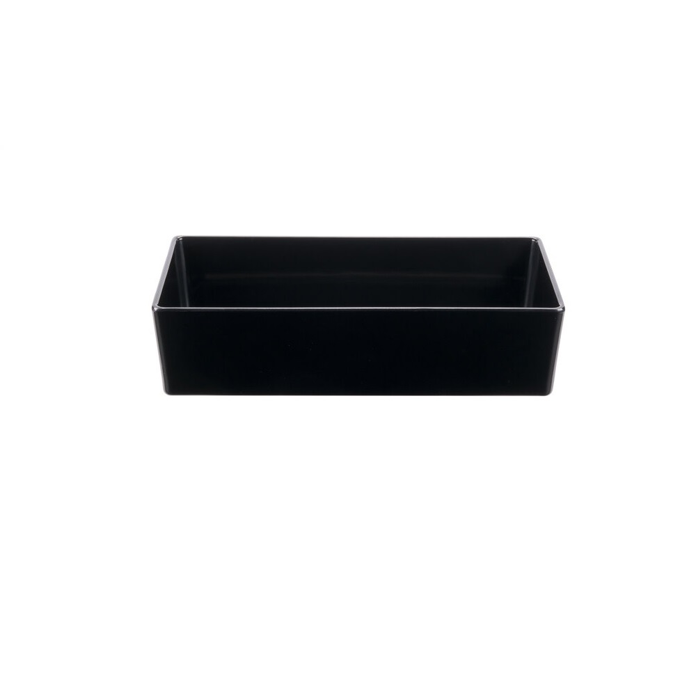 M4027BK.jpg TC - MELAMINE STRAIGHT SIDED BOWL 30.5 x 15 x 7.5 CM BLACK - Image 1