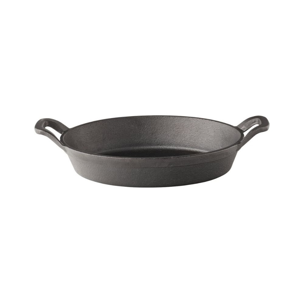 MH7003.jpg UTOPIA - CAST IRON OVAL EARED DISH 24 CM / 108 CL - Image 1