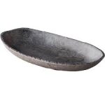 STYLE - COSMOS MELAMINE ROCK OVAL BOWL 43 x 24 x 7.5 CM