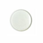*DISCONTINUED - TOGNANA - MOONLIGHT CEMENT GREY EDGE PLATE 22 CM