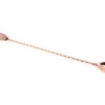XP - BAR SPOON WITH FORK END COPPER 30 CM