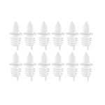 THE BARS - FREE FLOW POURER WHITE PLASTIC - SET OF 12 - Image 2