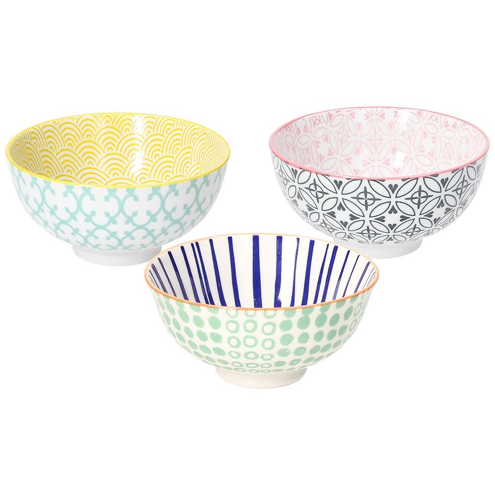 P400411M094.jpg TOGNANA - RICE BOWL 12 CM / 3 TYPES BARCELLONA - Image 1