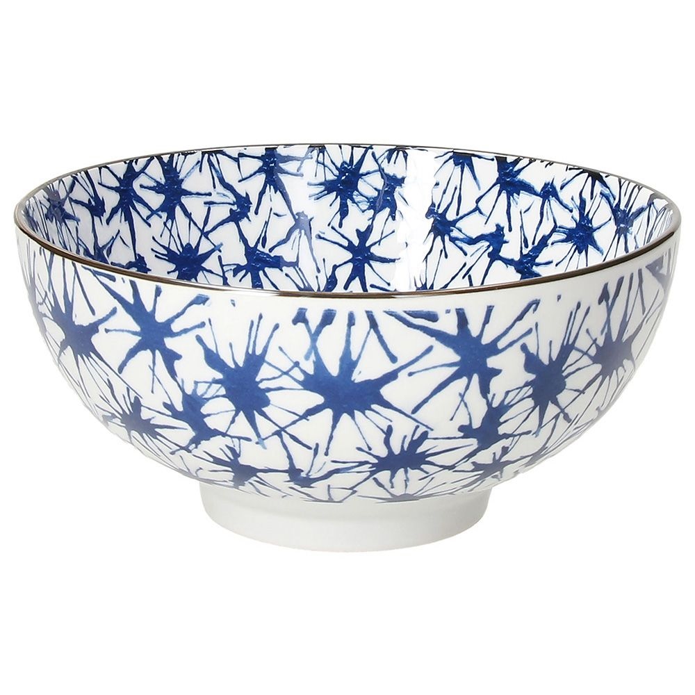 P4024205677.jpg TOGNANA - POKE BOWL BLUE/WHITE 20 CM - Image 1