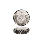 VIEJO - TEIDE BLACK BEIGE ROUND PRESENTATION BOWL 20 x 5 CM