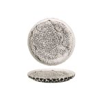 VIEJO - TEIDE BLACK BEIGE ROUND PLATE 28 x 3 CM