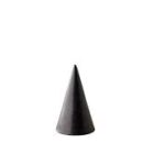 STYLE - SHAPES PYRAMID BLACK 6 X 10.5 CM