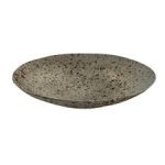 STYLE - Q AUTHENTIC STONE BLACK COUPE DEEP PLATE 26.5 CM