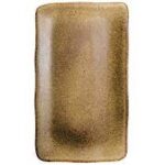 STYLE - Q AUTHENTIC STONE BROWN RECTANGULAR PLATTER 35x21 CM