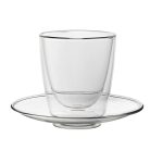 UTOPIA - DOUBLE-WALLED CAPPUCCINO AND SAUCER 22 CL