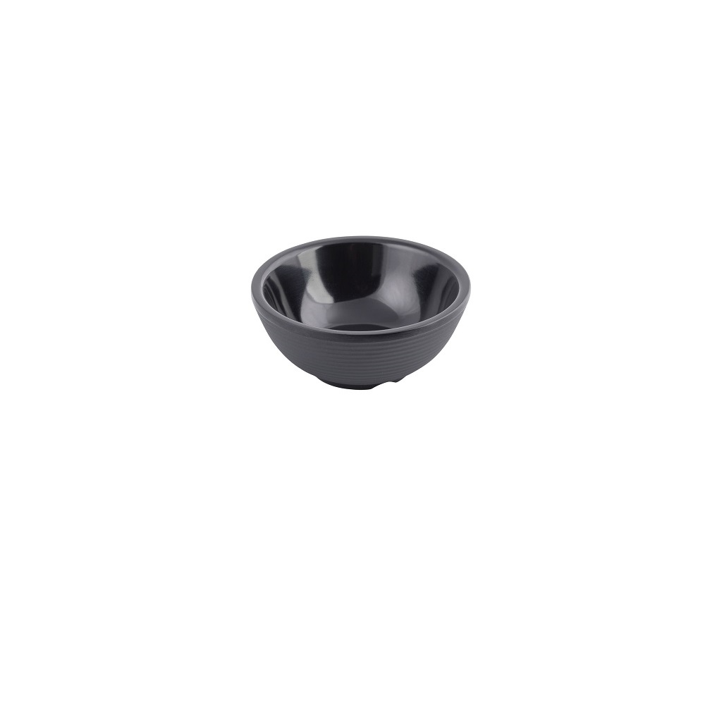RAM2RBK.jpg TC - RIBBED RAMEKIN BLACK 7.1 x 3 CM / 60 ML - Image 1