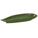 TOGNANA - GREEN PLATE LEAF 26.5 x 3.5 CM