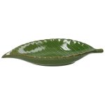 TOGNANA - GREEN BOWL LEAF 26 x 14 CM