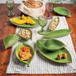 TOGNANA - GREEN BOWL LEAF 26 x 14 CM - Image 2