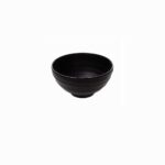 TOGNANA - MELAMINE BLACK FOOTED BOWL 22 CM / 2.2L