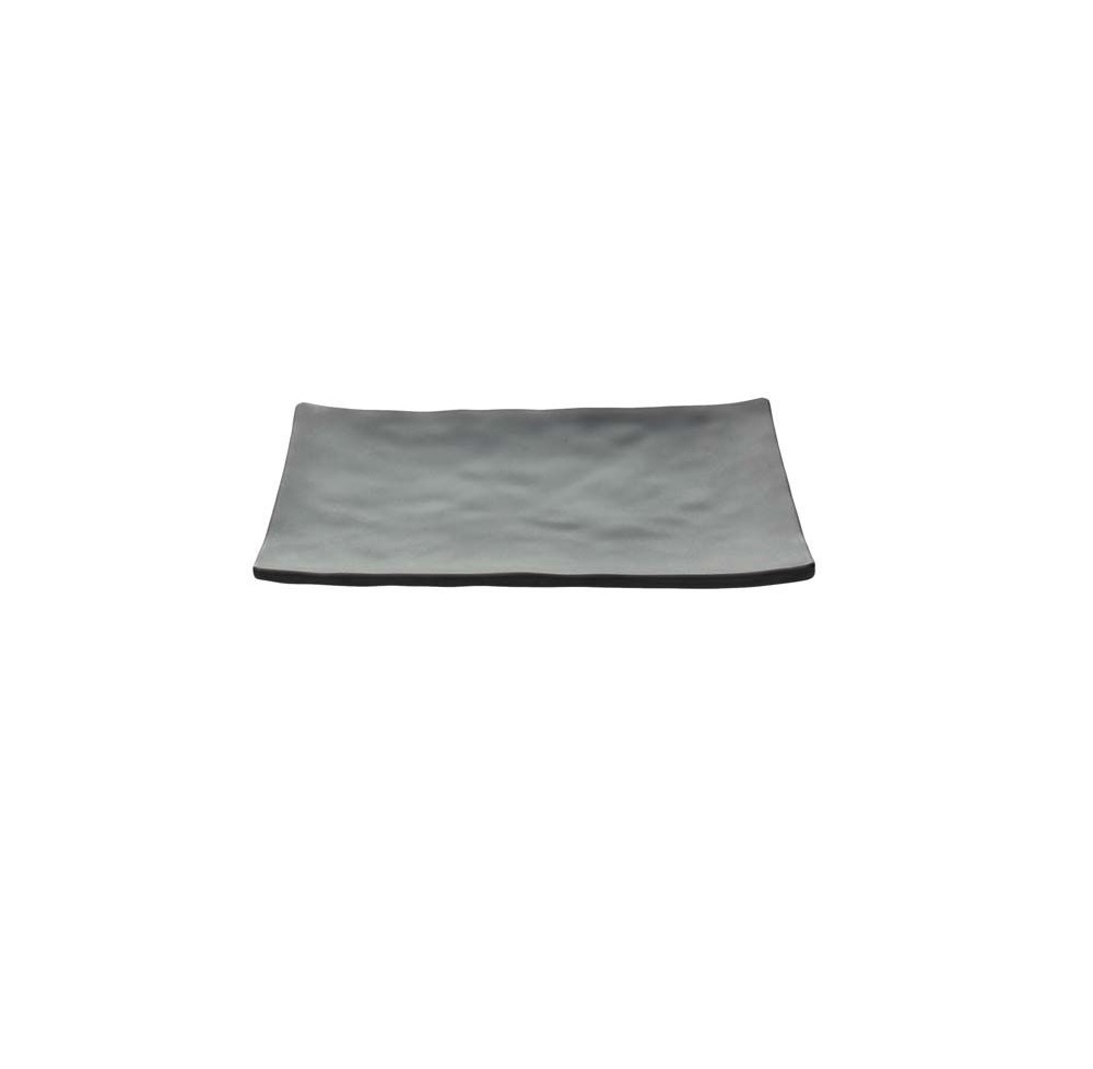 S0934250NER.jpg TOGNANA - MELAMINE BLACK TRAY 25 x 17 CM - Image 1