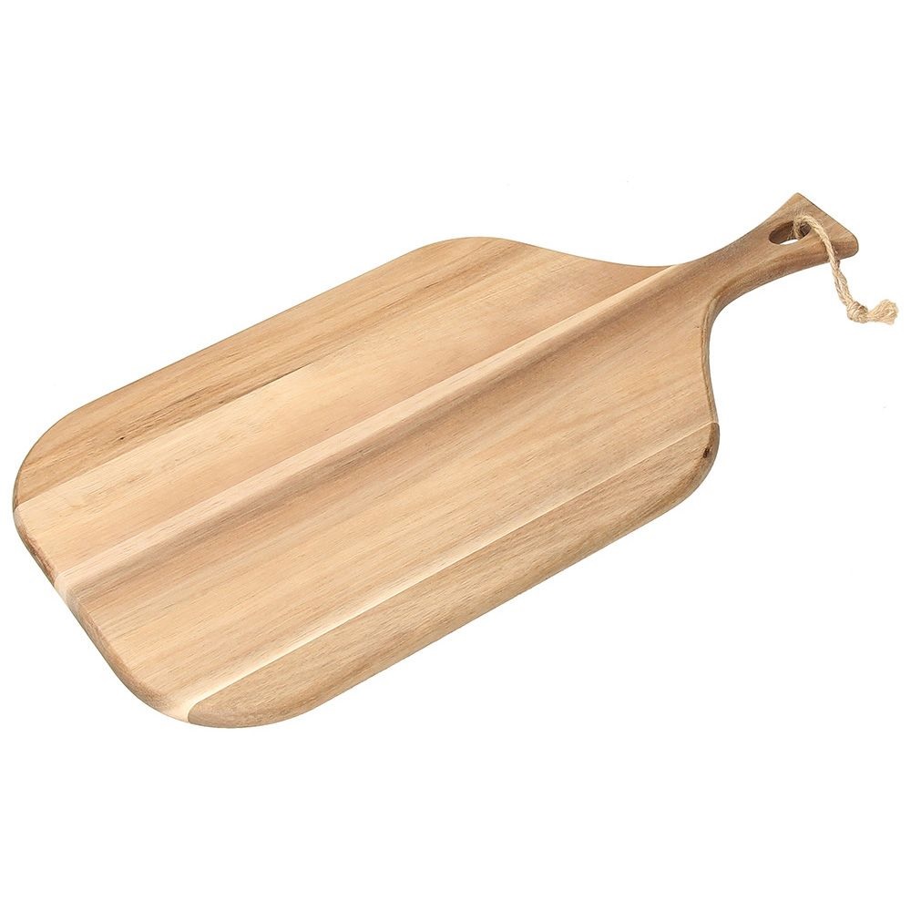 SJ8TAE9ACAC.jpg TOGNANA - HANDLED WOODEN RECTANGULAR BOARD 47 x 24 CM - Image 1