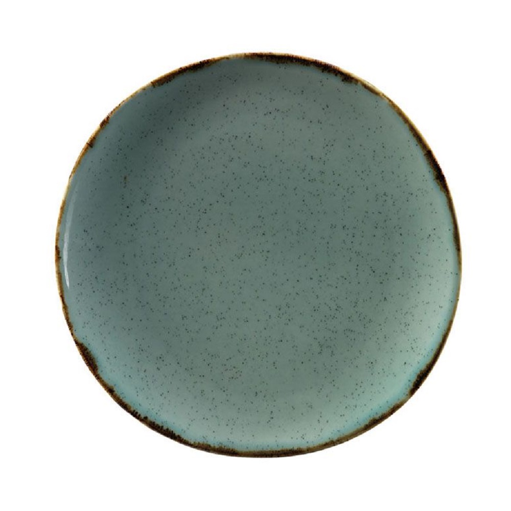 TA000293277.jpg TOGNANA - TREND SPLIT GREEN DINNER PLATE 29 CM 22384 - Image 1