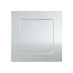 *DISCONTINUED - UTOPIA - GOBI SQUARE PLATE CLEAR 32 CM